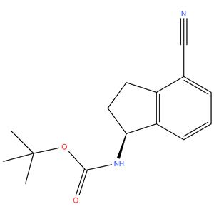 (R)-tert-butyl (4-cyano-2,3-dihydro-1H-inden-1-yl)carbamate