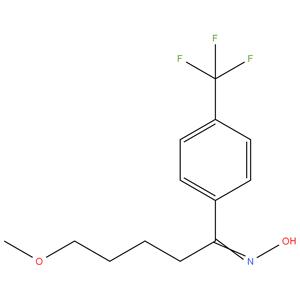 5-Methoxy-1-[4-(trifluoromethyl)phenyl]-1-pentanone oxime
