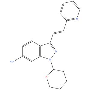 (E)-3-{2-(yridin-2-yl)ethenyl]-1-(tetrahydro-2H-pyran-2-yl)-1H-indazol-6-amine
