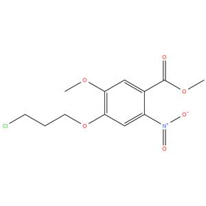 Methyl 4-(3-chloropropoxy)-5-methoxy-2-nitrobenzoate