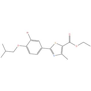 Ethyl 2-(Bromo-4-Isobutoxyphenyl)-4- Methylthiazole-5-Carboxylate