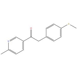 1-(6-Methyl Pyridin-3yl)-2-(4-Methyl thio) Phenyl ethenone