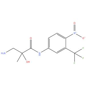 3-Amino-2-hydroxy-2-methyl-N-(4-nitro-3-trifluoromethyl-phenyl)-propionamide