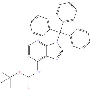 tert-butyl (9-trityl-9H-purin-6-yl)carbamate