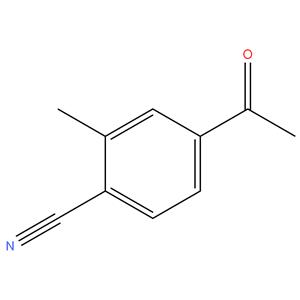 2-methyl 4-acetylbenzonitrile