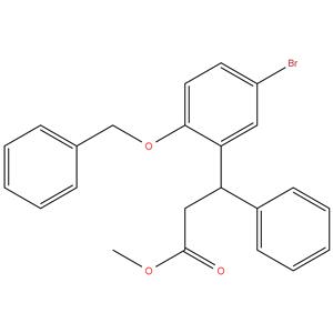 Methyl 3-[2-(benzyloxy)-5-bromophenyl]-3-phenylpropanoate