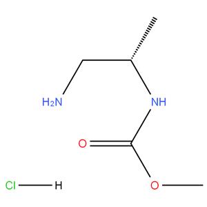N-[(1S)-2-Amino-1-methylethyl]-carbamic acid methyl ester hydrochloride