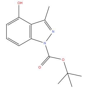 tert-butyl 4-hydroxy-3-methyl-1H-
indazole-1-carboxylate