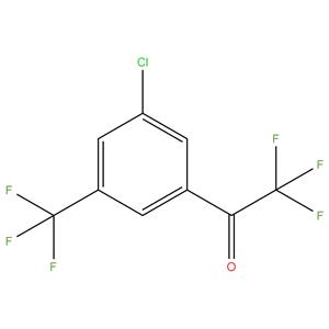 1-(3-chloro-5-(trifluoromethyl)phenyl)-2,2,2-
trifluoroethanone