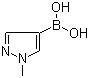 CAS # 847818-55-7, 1-Methyl-1H-pyrazole-4-boronic acid, (1-Methyl-4-pyrazolyl)boronic acid