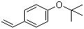 CAS # 95418-58-9, 4-tert-Butoxystyrene