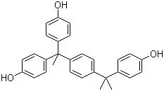 CAS # 110726-28-8, 4,4'-[1-[4-[1-(4-Hydroxyphenyl)-1-methylethyl]phenyl]ethylidene]bis(phenol), alpha,alpha,alpha'-Tris(4-hydroxyphenyl)-1-ethyl-4-isopropylbenzene