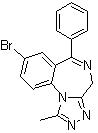 CAS # 71368-80-4, 8-Bromo-1-methyl-6-phenyl-4H-[1,2,4]triazolo[4,3-a][1,4]benzodiazepine