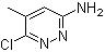 CAS # 66346-87-0, 6-Chloro-5-methylpyridazin-3-amine, (6-Chloro-5-methylpyridazin-3-yl)amine, 3-Amino-6-chloro-5-methylpyridazine