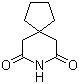 CAS # 1075-89-4, 3,3-Tetramethyleneglutarimide, 8-Azaspiro[4,5]decane-7,9-dione