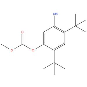 5-Amino-2,4-di-tert-butyl-phenyl methyl carbonate