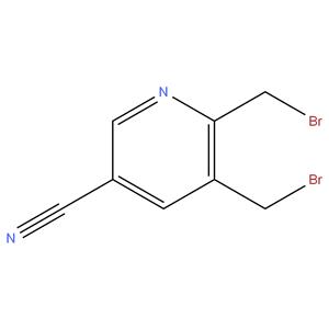 3-Pyridinecarbonitrile, 5,6-bis(bromomethyl)