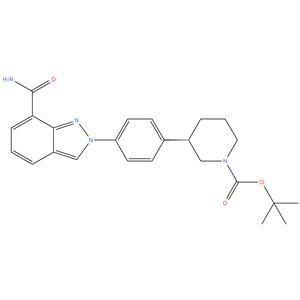 tert-butyl (3S)-3-{4-[7-(aminocarbonyl)-2H-indazol-2-yl] phenyl}piperidine-1-carboxylate