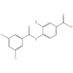 4-(3,5-Dichlorobenzamido)-3-Hydroxybenzoic Acid