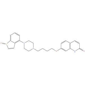 Brexpiprazole S-Oxide
7-[4-[4-(1-Oxidobenzo[b]thien-4-yl)-1-piperazinyl]butoxy]-2(1H)- quinolinone