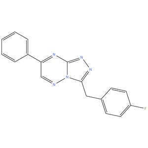 3-(4-fluoro-benzyl)-7-phenyl-[1,2,4]triazolo[4,3-b][1,2,4]triazine