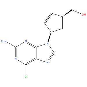 ((1R,4S)-4-(2-amino-6-chloro-7H-purin-7-yl)cyclopent-2-enyl)methanol
