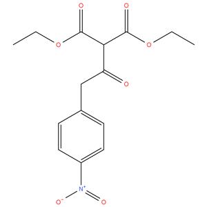 Diethyl 2-(2-(4-nitrophenyl)acetyl)malonate.