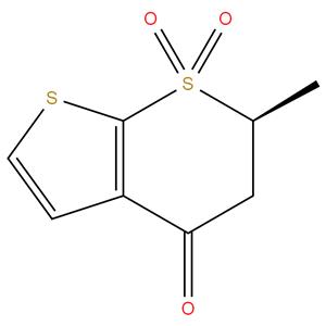 (6S)-6-Methyl-7,7-dioxo-5,6-dihydrothieno[2,3-b]thiopyran-4-one