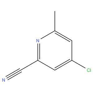 4-Chloro-2-cyano-6-methylpyridine