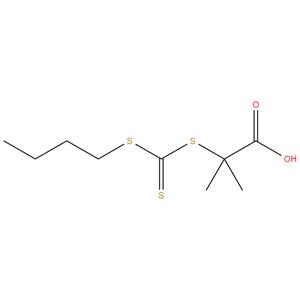 2-[[(Butylthio)thioxomethyl]thio]-2-methylpropanoic acid