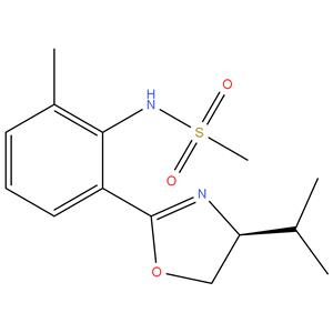 N-[2-[(4S)-4,5-Dihydro-4-(1-methylethyl)-2-oxazolyl]-6-methylphenyl]methanesulfonamide