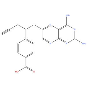 4-[1-(2,4-Diamino-pteridin-6-ylmethyl)-but-3-ynyl]-benzoic acid