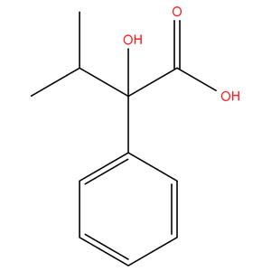 2-hydroxy-3-methyl-2-phenylbutanoic acid