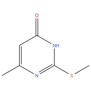 6-methyl-2-methylsulfanyl-1H-pyrimidin-4-one