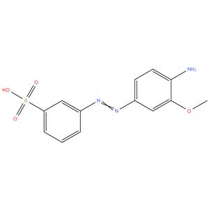 4-Amino-3-methoxyazobenzene-3'-sulfonic acid