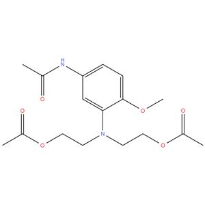 3'-[N,N-Bis-(2-acetoxyethyl)-amino]-4'-methoxyacetanilide