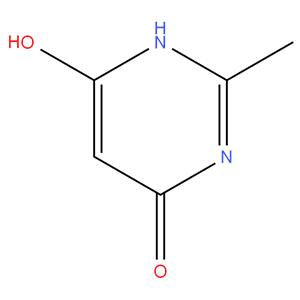 6-hydroxy-2-methyl-3,4-
dihydropyrimidin-4-one