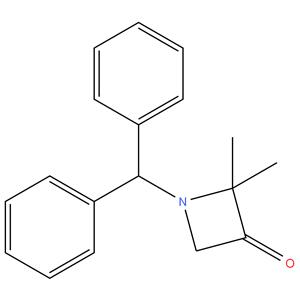 1-(Diphenylmethyl)-2,2-dimethyl-3-azetidinone