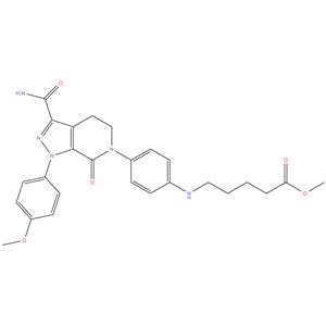 methyl 5 - ( ( 4- ( 3 - carbamoyl - 1- ( 4 - methoxyphenyl ) -7 - oxo - 1,4,5,7 - tetrahydro - 6H - pyrazolc