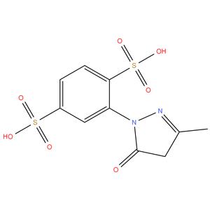1,4-Benzenedisulfonic acid, 2-(4,5-dihydro-3-methyl-5-oxo-1H-pyrazol-1-yl)