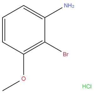 2-Bromo-3-methoxyaniline
hydrochloride, 95% (Custom work)