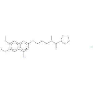 Alfuzosin EP Impurity C
(RS)-N-[3-[(4-Amino-6,7-dimethoxyquinazolin-2-yl)amino]propyl]-N-methyltetrahydrofuran-2-carboxamide hydrochloride