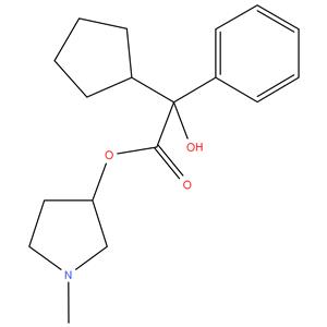 1-methyl-3-pyrrolidinyl cyclopentylmandelate