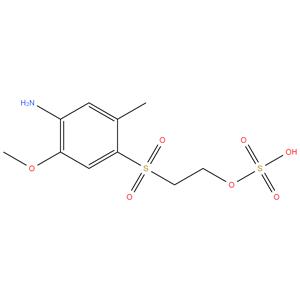 2-[(4-Amino-5-methoxy-2-methylphenyl)-sulfonyl]-ethyl hydrogen sulfate