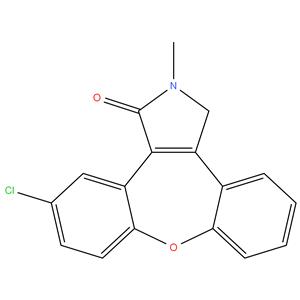5-chloro -2-di hydro-2-methyl-1H-dibenz [2,3:6,7] oxepino[4,5-c] pyrrol-1-one