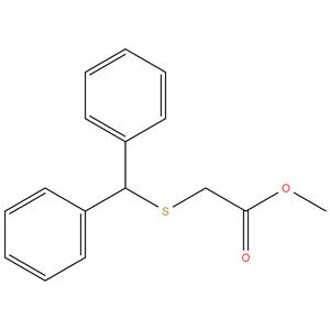 Methyl [(diphenylmethyl)sulfanyl]acetate