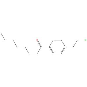 1-[4-(2-Chloroethyl)phenyl]octan-1-one