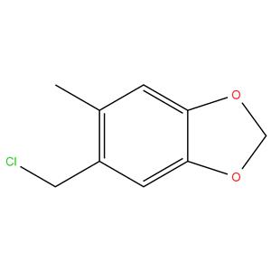 3,4‐(Methylenedioxy)‐6‐methylbenzyl chloride