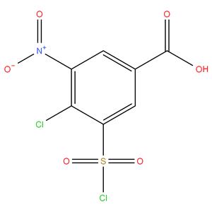 4-chloro-3-(chlorosulfonyl)-5-nitrobenzoic acid