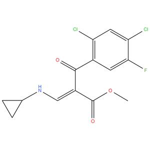 Methyl 3-Cyclopropylamino-2-(2,4-Dichloro-5-fluorobenzoyl)-acrylate